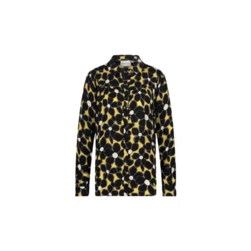 Blomster Jacquard Bluse