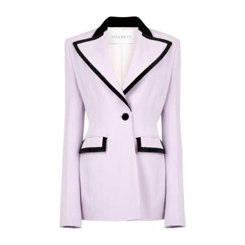 Lilla Tuxedo Detalj Blazer