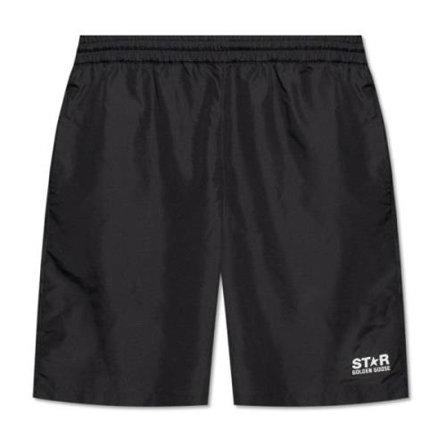 Shorts med logo