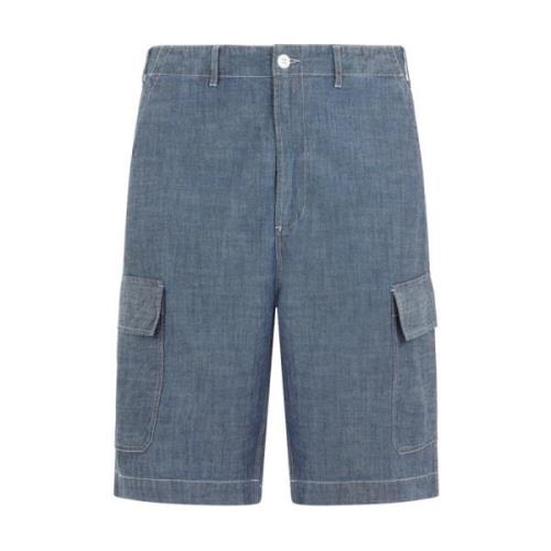 Indigo Cargo Shorts