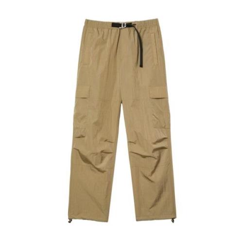 Beige Cargo Bukser Nylon Unisex Komfort