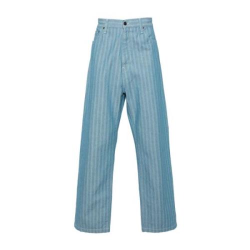 Herringbone Denim Tapered Fit Pant