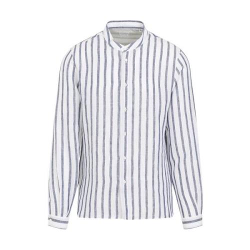 Stripete Button-Up Skjorte