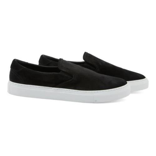 Sort Semsket Slip-On Sneakers