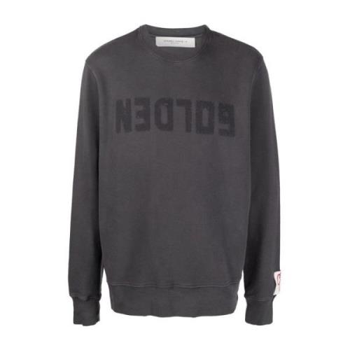 Logo Print Crew Neck Sweater