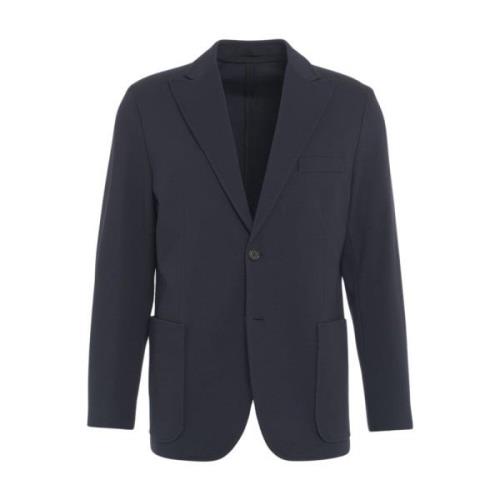 Blå Enkeltspent Blazer Aw24