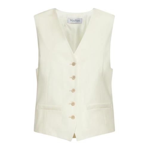 Vanilla-tone Vest med Logo Motif