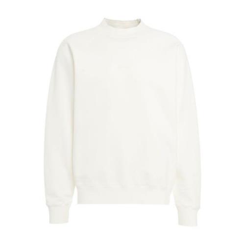 Hvit Brodert Sweatshirt Aw24