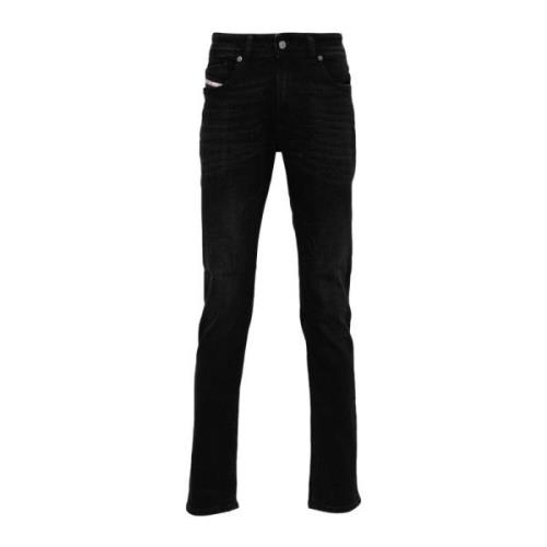 Svart Skinny Cut Denim Jeans