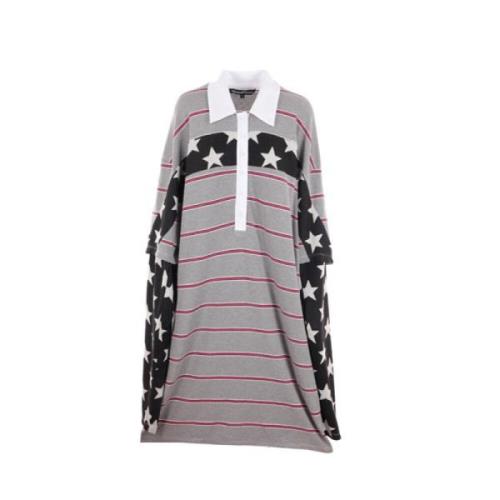 Stjerne Stripe Polo Shirt Oversize