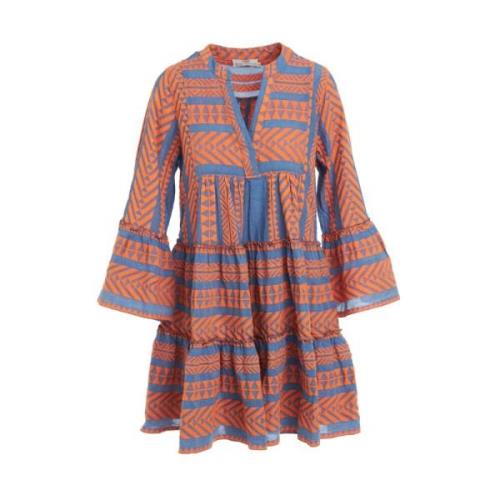 Orange/Blue Devotion Twins Ella Dress - Orange/Blue Klær