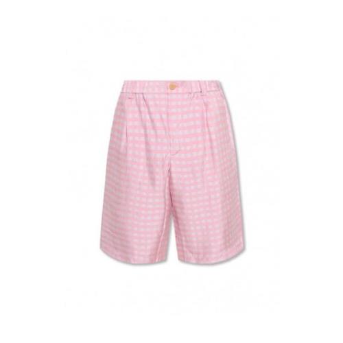 Rosa Shorts Ss22 Elastisk Midje