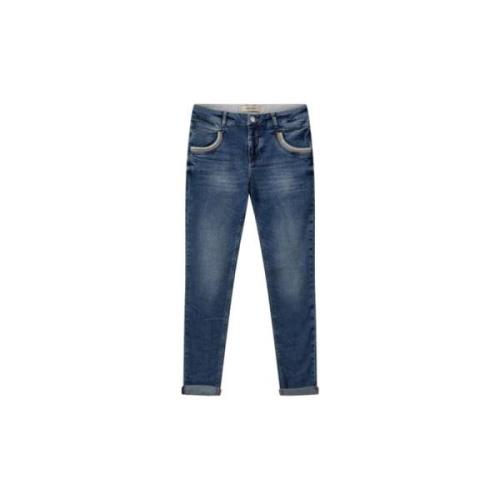 Tapered Fit Blå Jeans