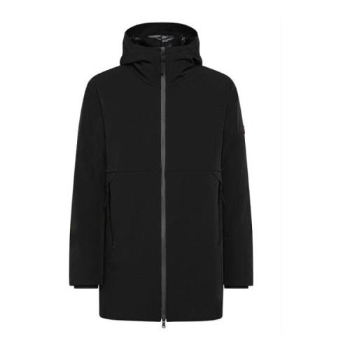 Glatt Trenchcoat med Primaloft-fylling