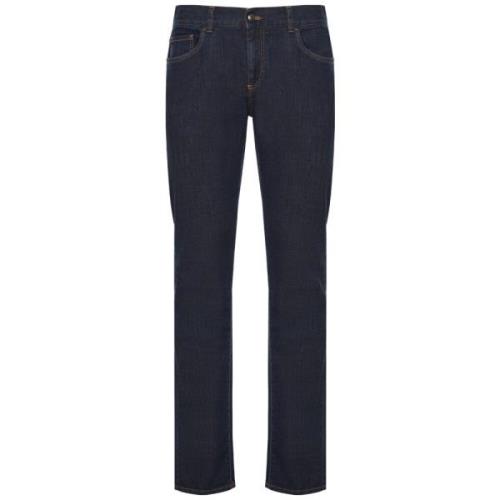 Slim-fit Bomull Jeans