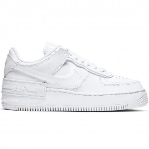 Premium AF1 Shadow Hvite Sneakers