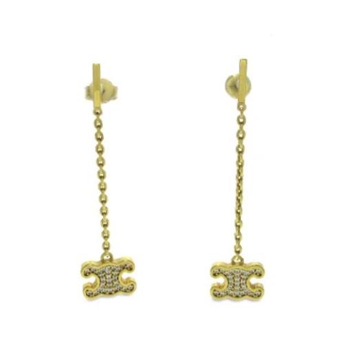 Pre-owned Yellow Gold earrings