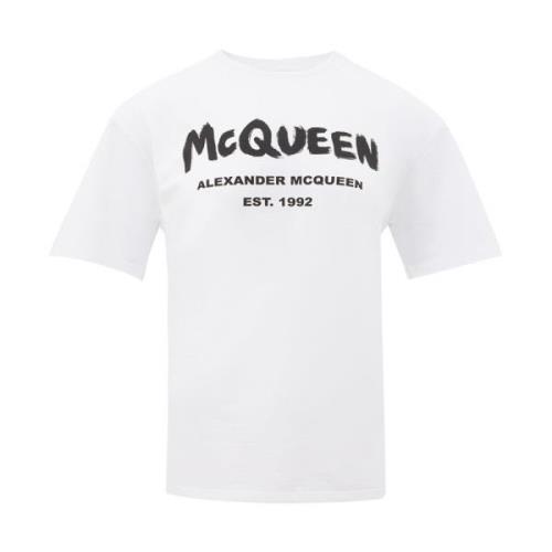 Hvit Tee McQueen Stil