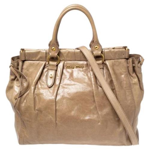 Pre-owned Leather totes