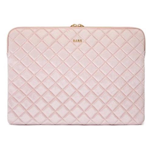 Velvet Quilted MAC Deksel Sparkled Blek Rosa