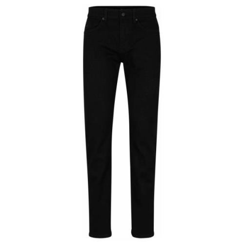 Elegant Svart Slim-Fit Denim Jeans