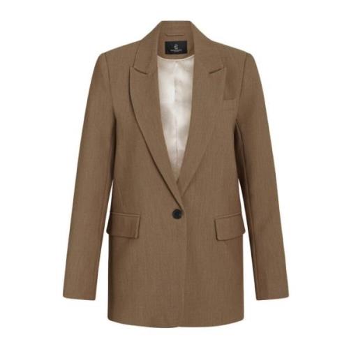 Klassisk Blazer Shitake Melange