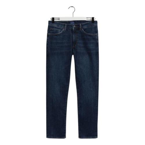 Slim Fit Denim Blå Jeans