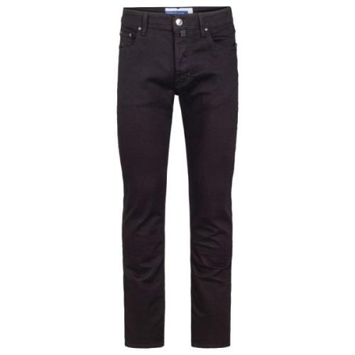 Slim Fit Bard Jeans med Broderi