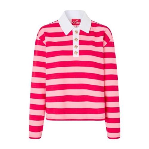 Pink Red Stripe Bea Blouse