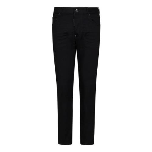 Svart Skater Skinny Jeans Aw24