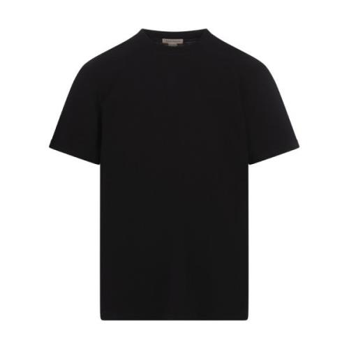 Svart Logo Tape Crew-neck T-skjorte