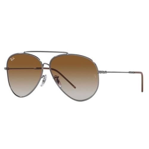 Reverse Aviator Solbriller Brun Gradient