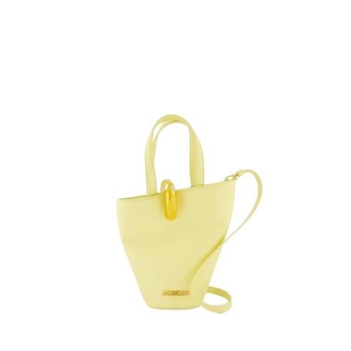 Blekgul Skinn Shopper Bag