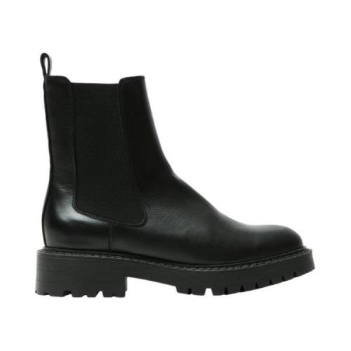 Svart skinn Chelsea Boot - Klassisk stil