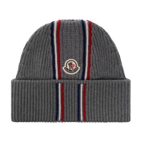 Beanie med logo patch