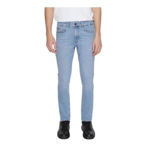 Blå Zip Jeans for vår/sommer