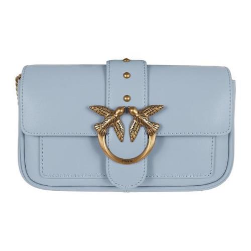 Blå Crossbody Veske Love Birds