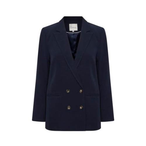 Baritone Blue Oversized Blazer