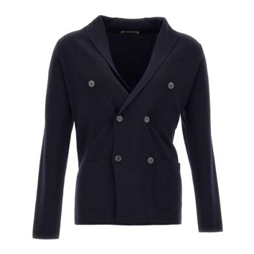 Menns Merino Ull Cardigan Blazer