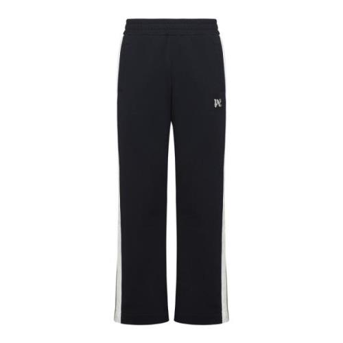 Sorte Track Pants med Side Striper