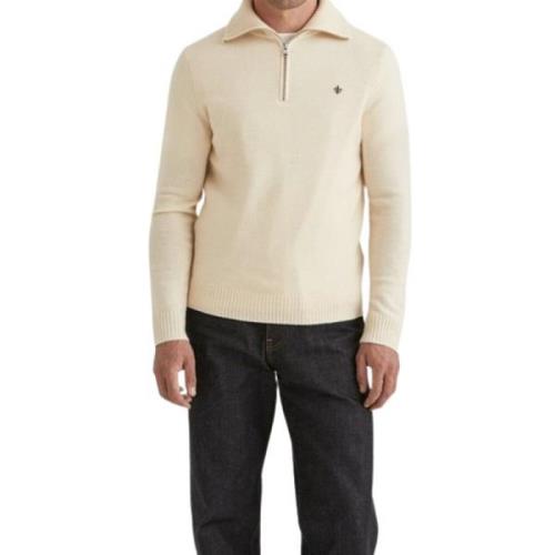 Merino Wool Half Zip Genser