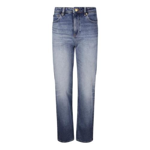 Høytliv Straight-Leg Faded Jeans