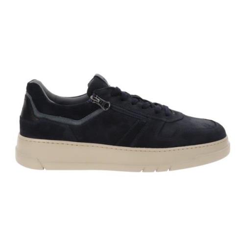 Lær Herre Sneakers Casual Stil