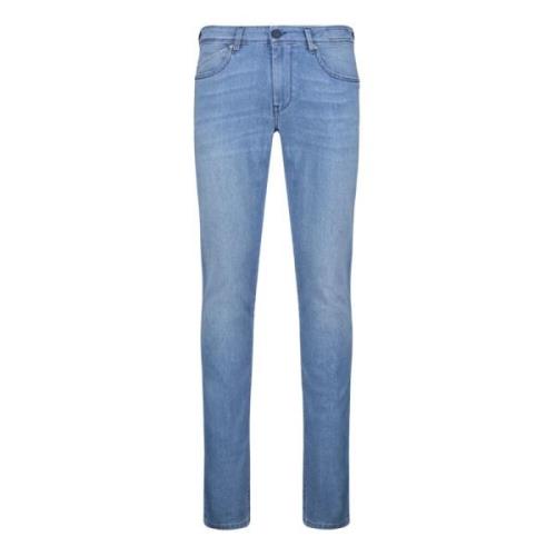 Slim-Fit Blå Denim Jeans