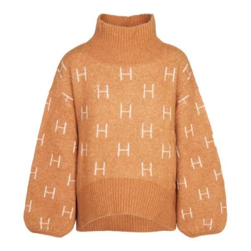 Brun Chunky Sweater med ikoniske H'er