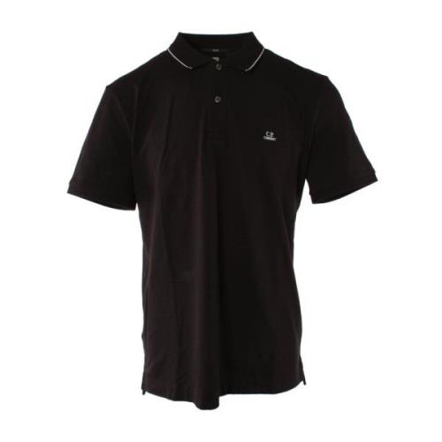 Slim Fit Polo i Svart