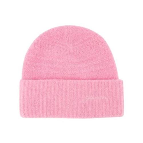 Myk Ull Beanie i Rosa