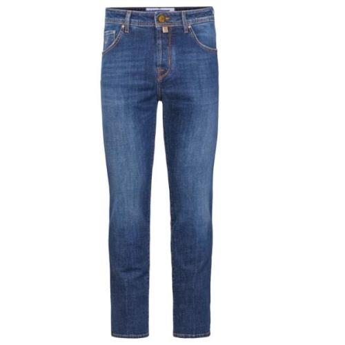 Denim Gulrot Passform Cropped Jeans