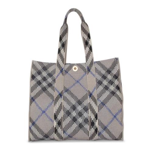 Check Print Tote Style Bag