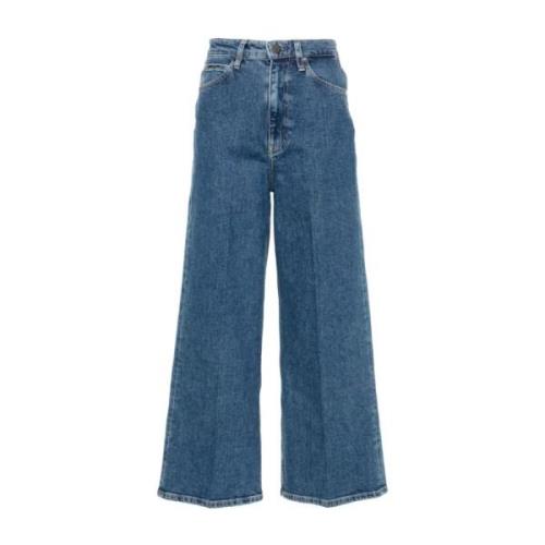 Blå Wide Leg Jeans